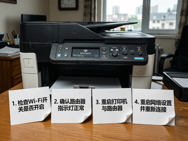 二手 HP Envy 6000e 打印机连不上网？4 步诊断法帮你精准排错