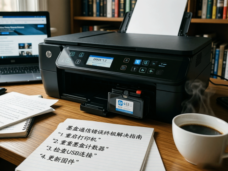 HP Envy Photo 6255 墨盒通信错误终极解决指南