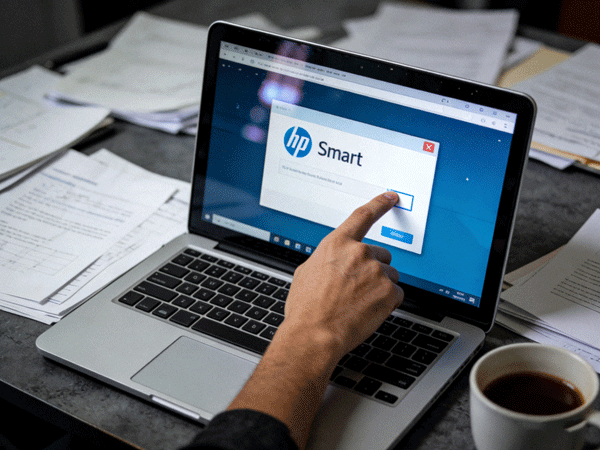 HP Smart 弹窗“探索 HP 应用”无法关闭？