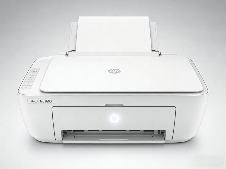 HP DeskJet 2600 白色电源灯闪烁？3步强制重置与故障排查指南
