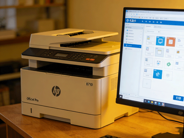 HP打印机助手没有打印按钮？解决OfficeJet Pro 8710功能混淆问题