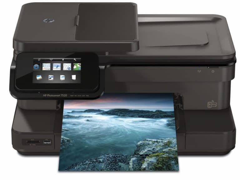 HP Photosmart 7520 扫描照片右侧有白边？3种方法完美裁切 (含ADF设置)