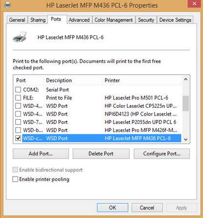 HP 打印机 WSD 通用驱动问题，更换官方全功能驱动教程