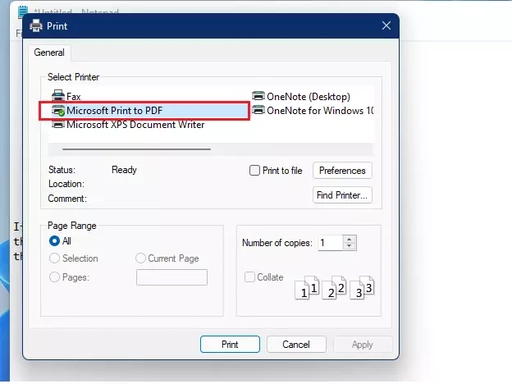 Windows Microsoft Print to PDF 消失，恢复打印输出 PDF 虚拟打印机