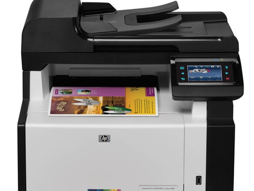 HP CM1410 打印页面上方 1/3 空白，上部不输出内容故障排查