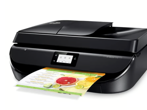 HP OfficeJet5258 换新墨水墨盒后打印空白修复