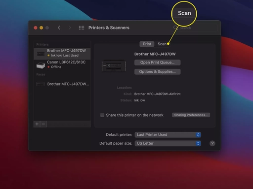 macOS 下 HP 应用无法扫描，系统图像捕捉可以扫描修复